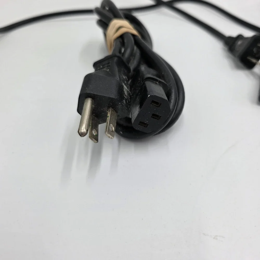 Lot of‎ 6 PC Laptop Power Cord Cables 3 Prong IEC C13 C5 C7 Connectors